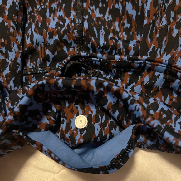 🍋 Lululemon Fast and Free High-Rise Leopard Camo Blue Nile Multi - Picture 5 of 5